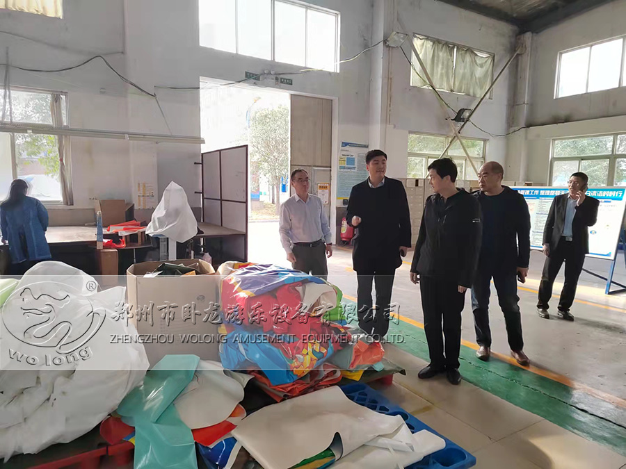 总工会到访卧龙游乐公司
